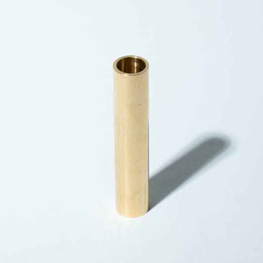 Aging Rose Brass Vase